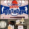Sfondo Happy Birthday Baseball in Poliestere - Decorazione per Festa a Tema Sportivo per Casa o Stanza - Perfetto per Celebrazioni di Compleanno