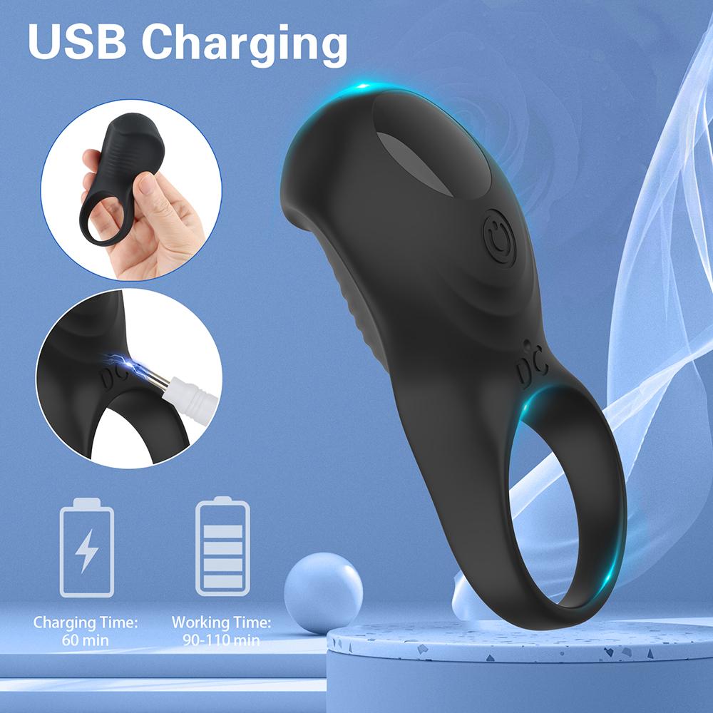 Cock Ring Penis Ring APP Control Vibrating for Men Ejaculation Delay Chastity Cage Stimulator Massager Adult Sex Toy for Couples