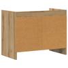 TV Stand 60 x 33 x 47 cm Artisan Oak Particleboard