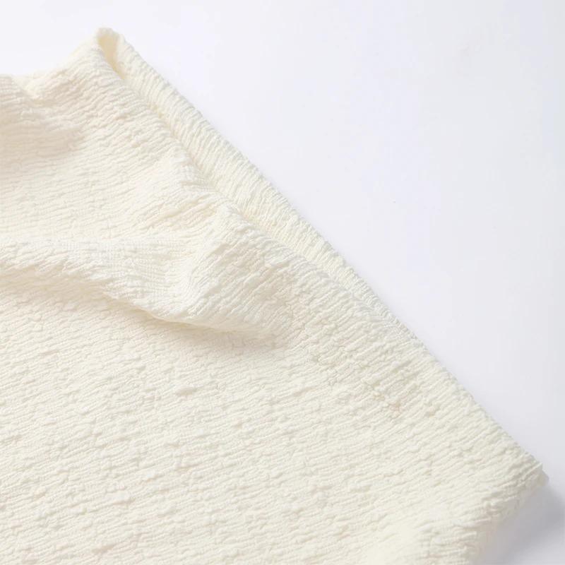 Casual Long Pants Suit Women Loose Solid Elastic Sleeveless Irregular Sets Female Fashion High Waist Puffy Set 2 Pieces Lady