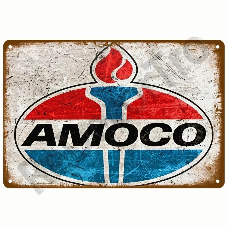 Retro Motor Oil Gas Tire Závodní plechová cedule Plakát Železné pláty Plechová cedule Garáž Bar Hospoda Klub Muž Jeskyně Dekor domova Nástěnná dekorace Umění
