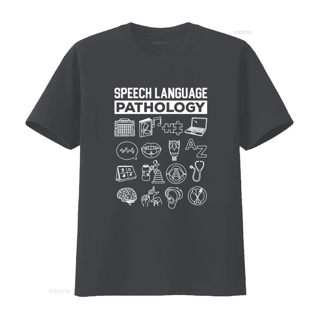 Speech Language Pathology T Shirt SLP PathologisT TherapisT Therapy Future Graduation vintage Washed Casual Stretched