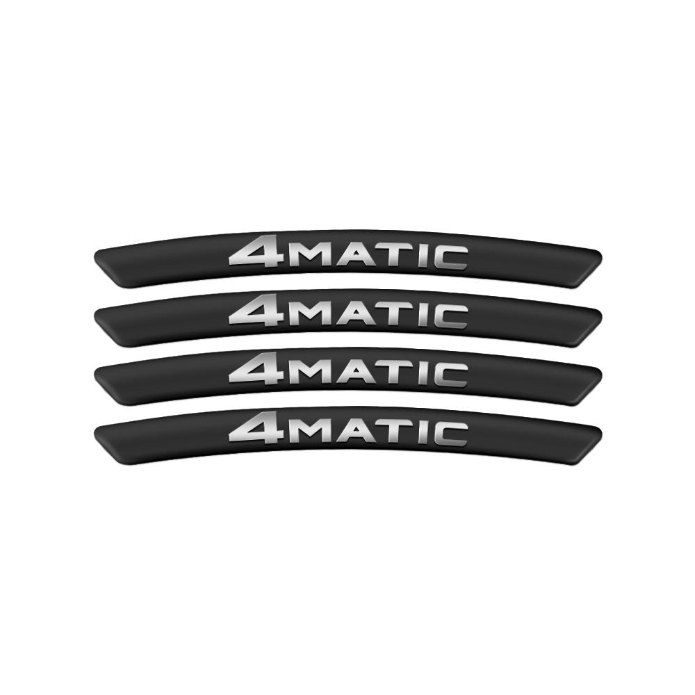 Car Wheel Rim Aluminum Logo Sticker Wheel Hub Decals For Mercedes Benz AMG C180 C200 E260 E300 ML350 W230 W204 W205 W210 W211 CE1