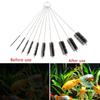 10 Size Hose Cleaner Brush Flexible Nylon Bristles Aquariums Filter Brushes Metal Tube Cleaning Brush 7.9" Long