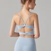 Women's Beautiful Back Sports Bra - Shockproof Yoga Tank for Running & Training