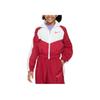 Nike Color Block Logo Print Stand Collar Long Sleeve Jacket Kids jackets Red FB1267-620