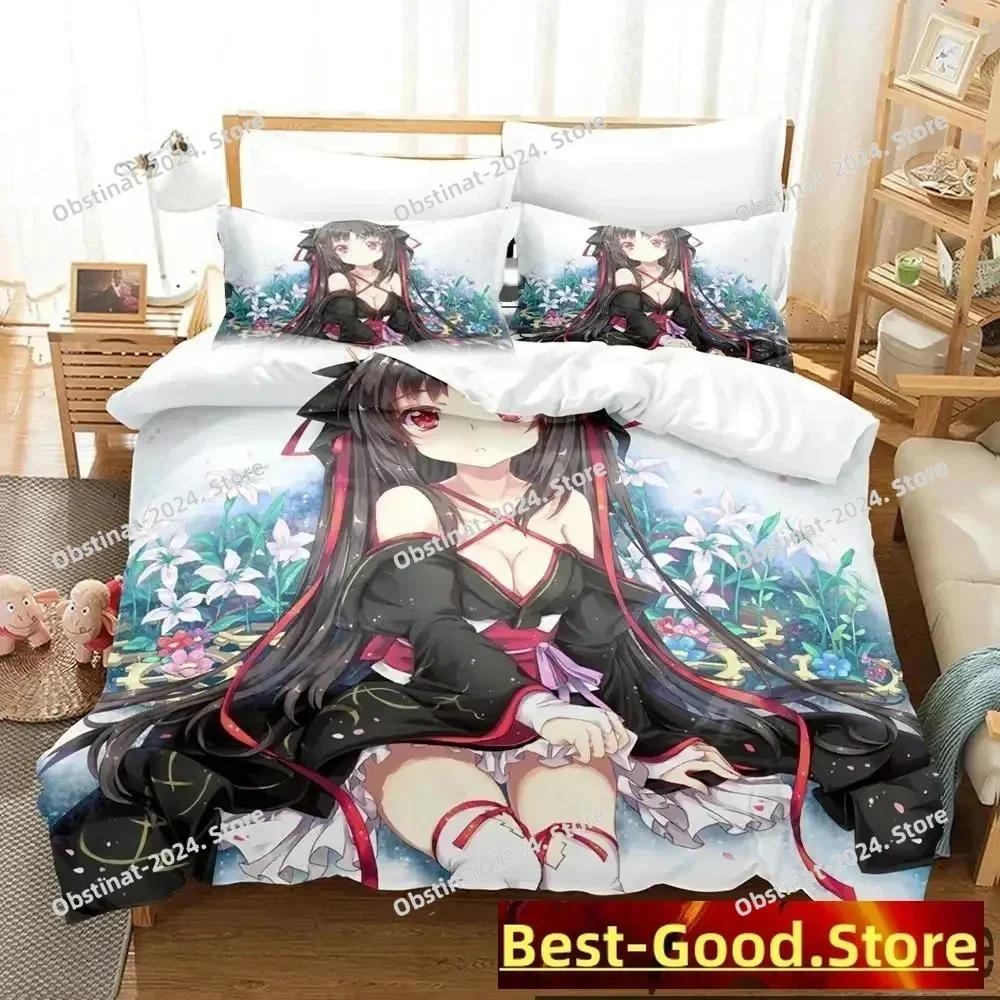 Anime Unbreakable Machine-Doll Printed Bed Set Duvet Cover Pillowcase Bedding Set Bed Linen Sheet Quilt Full Queen King Size