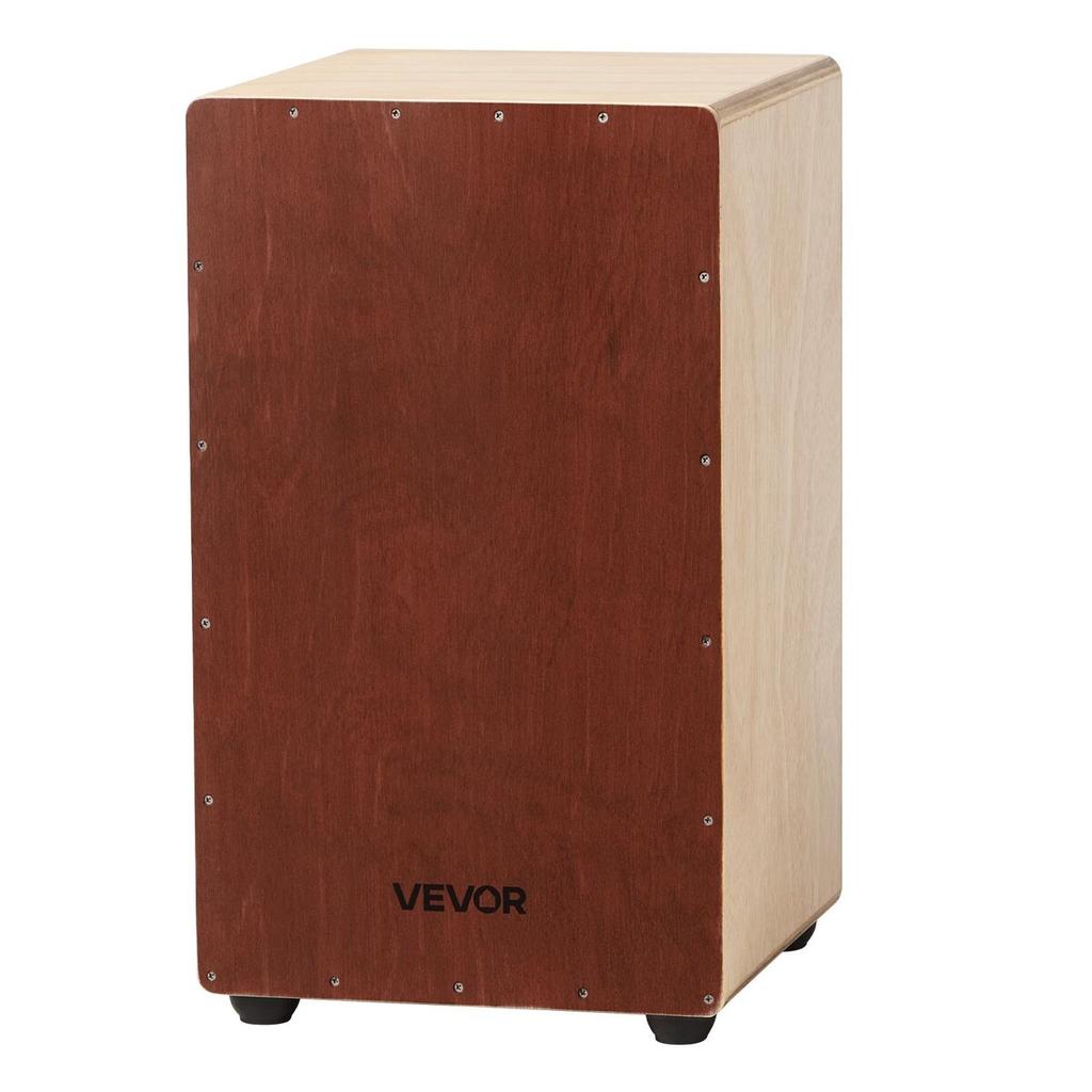 Large Cajon Box Drum Birch Wood Percussion Instrument with Snare Wires