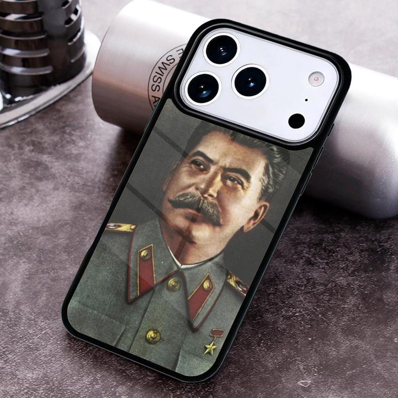 Stalin Soviet Union Phone Case For iPhone 17,16e,15,14,13,12,11,Mini,Pro,MAX soft Silicone Cover