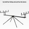 Retractable Fishing Rod Stand Detachable Metal Adjustable Casting Rods Holder