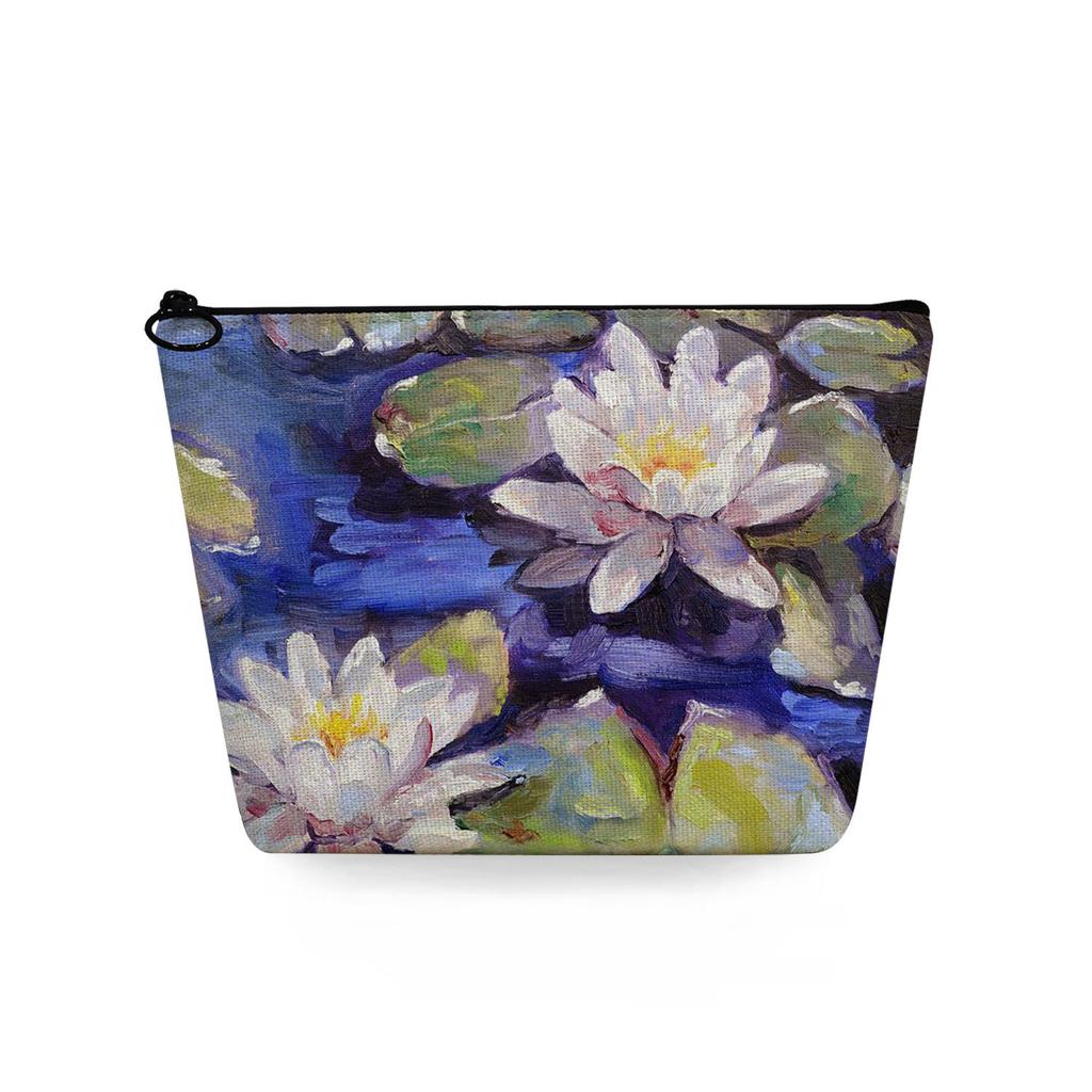Women Flower Print Cosmetic Bag Toiletries Organize Travel Storage Case 6715