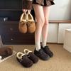 Design Sense Women's Winter New All-inclusive Plush Single Shoes Plush Warm Casual Cotton Shoes
