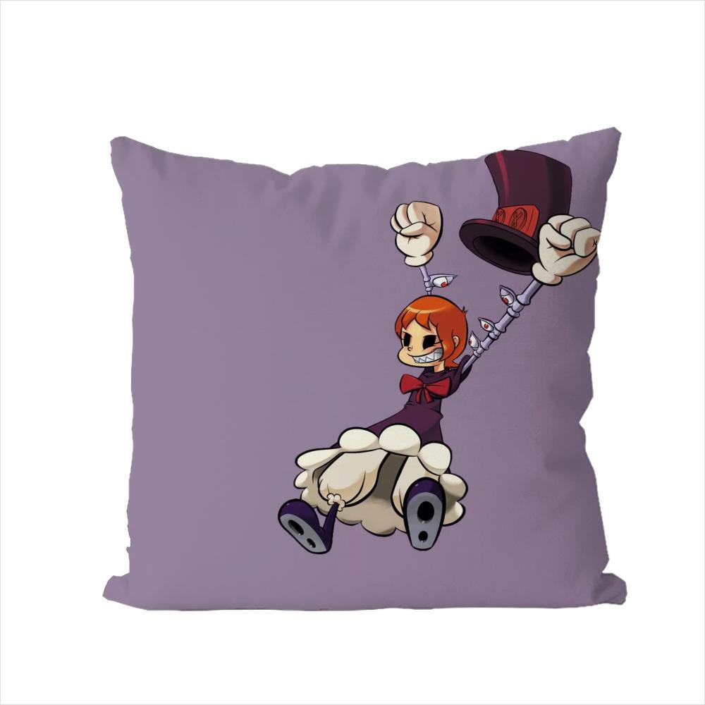 Наволочка Skullgirls Для Автомобиля Дивана Декоративная Домашняя Двусторонняя Печать Плюшевая Квадратная Подушка Декоративная Подушка Чехол 30x30cm