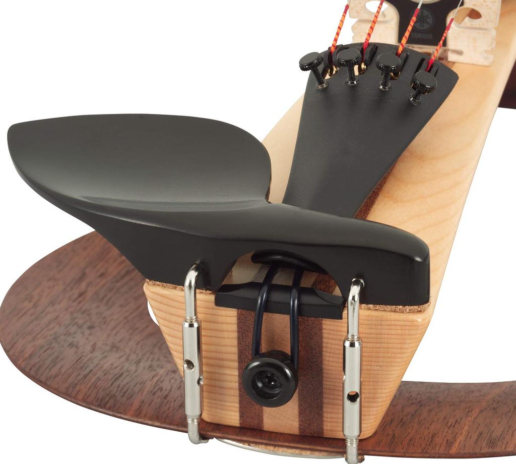 YAMAHA Electric Violin YEV104BL Organic Design That Takes Advantage of the Texture and Materials of Wood