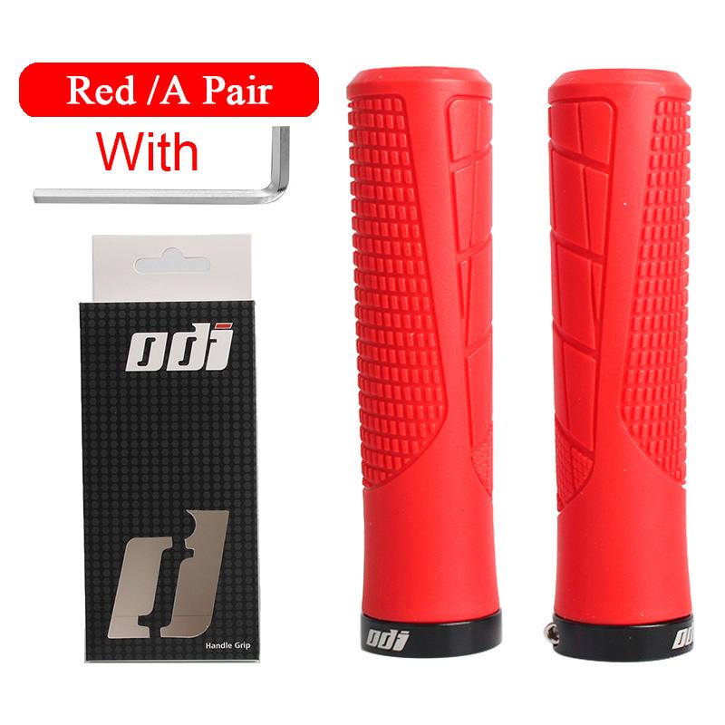 ODI Grip Silicone Bike Grips Ergonomic Mountain Bike Handlebar Cuff Soft Shockproof MTB Handle Cuffs Grips Bicycle Accessories