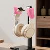 2 Pack Silicone Cat Ears Headphone Decorations Adjustable Headphone Accessories  Girls