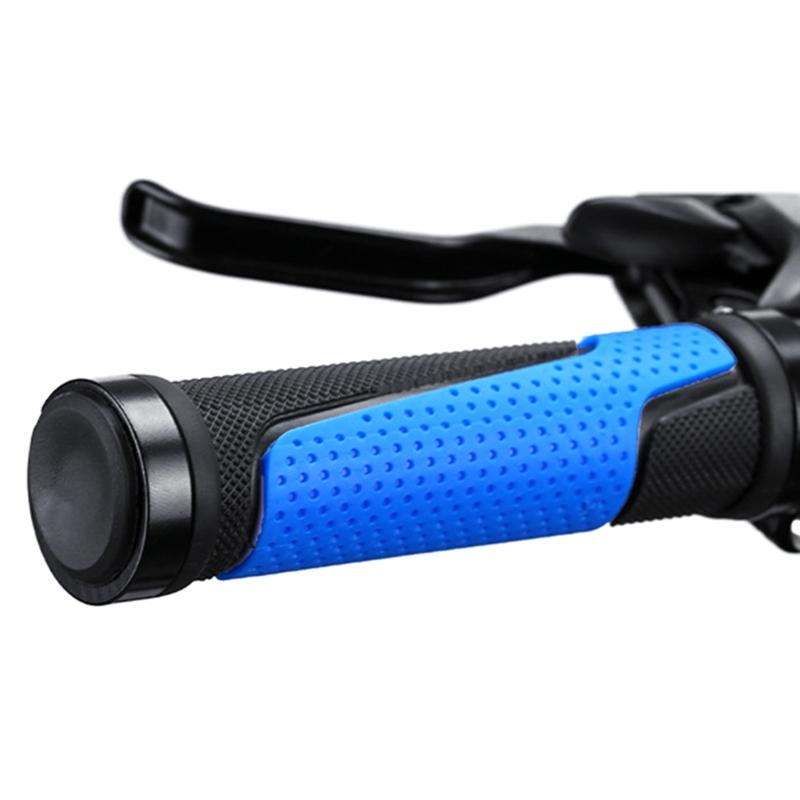 1 Pair Mountain Bike Handlebar Grips Bicycles Rubber Cover Handlebar Bar Grips