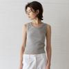 NOEUD Front-To-Back Rib Top (Melange Gray)