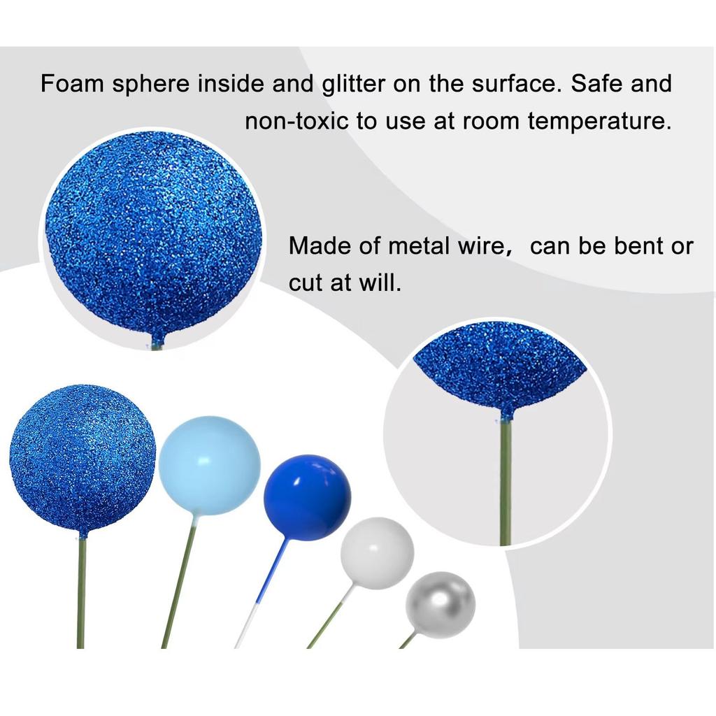 Set Decorare Tort 50 Bucăți Toppere Rotunde Decorative Alegeuri Decorative pentru Aperitive Decorațiuni Tort pentru Petrecere Potrivite pentru Ocazie de Festival