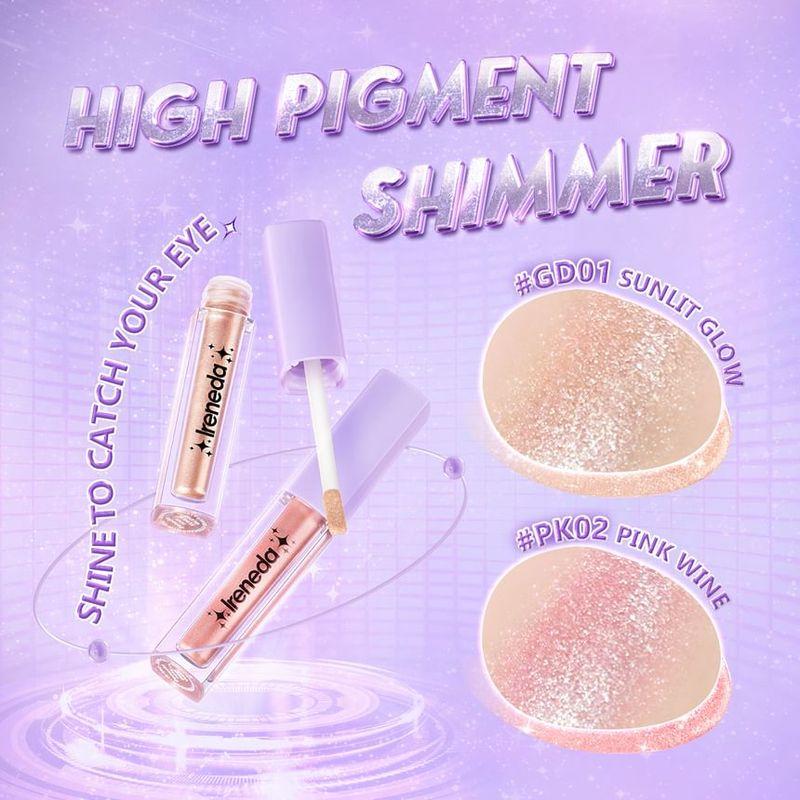 IRENEDA - Shimmery Party Liquid Eyeshadow - 6 Colors