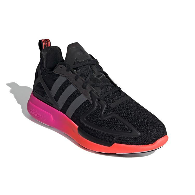 Adidas ZX 2K Flux 'Gradient Sole - Core Black' (Unisex) Core Black / Grey / Shock Pink Casual Shoes FV9970