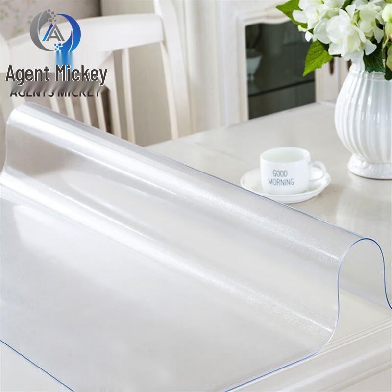 Mickey Agent Transparent Frosted PVC Tablecloth 90x160cm