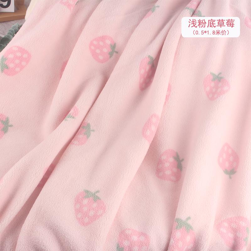 Polar Fleece Printed Cloth High Quality Velvet Clothing Super Soft Cotton Wool Blanket Plush Handmade Sewing Warm