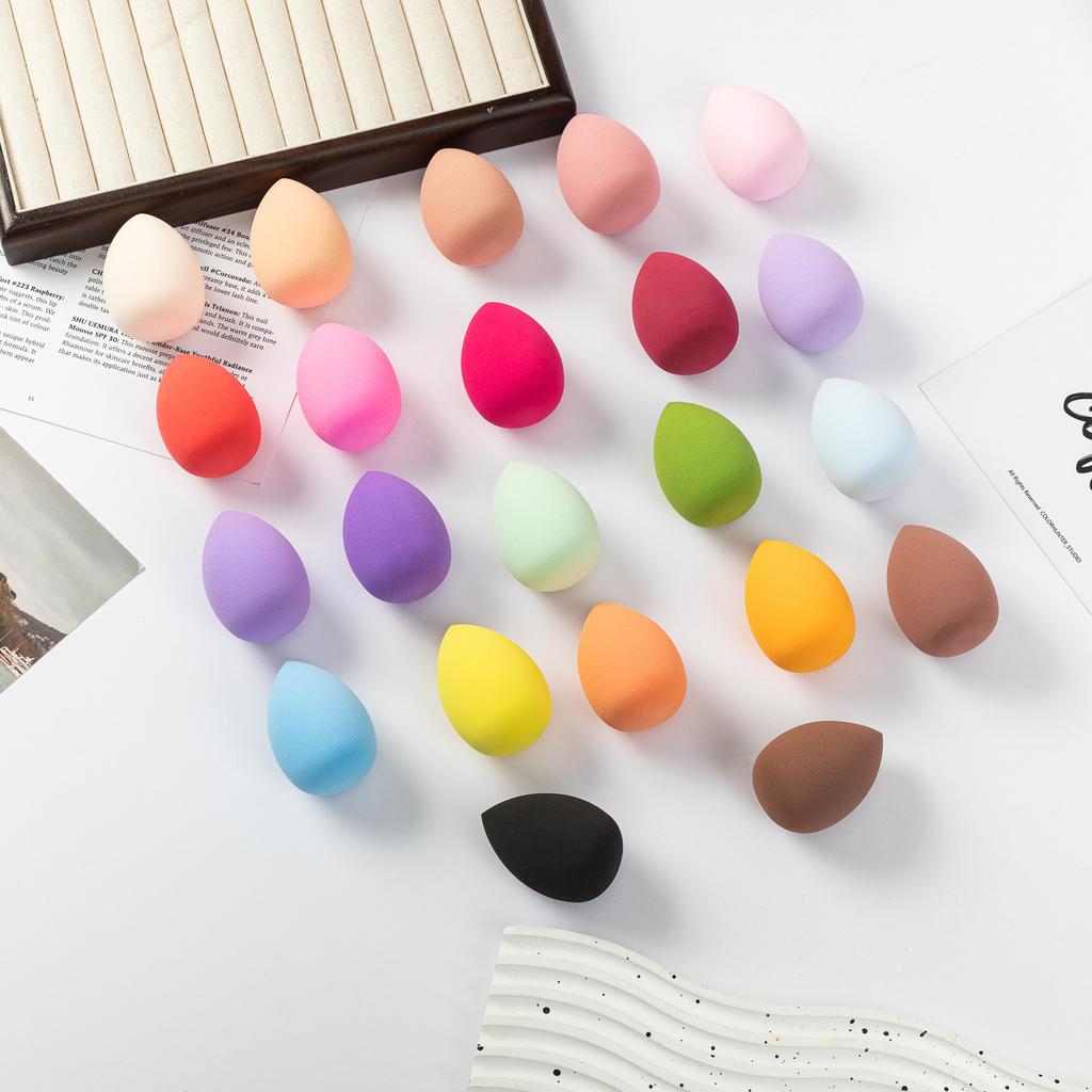 20/10pcs Soft Makeup Sponge, Wet and Dry Use, Non-Latex Sponge Powder Puff, For Liquid Foundation, Cream, Powder, and Foundation