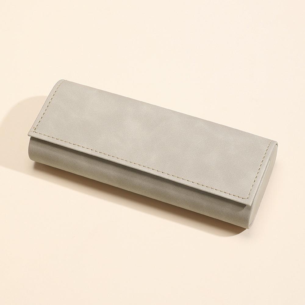 

Large Capacity Pu Glasses Case Leather Sunglasses Protective Case Lightweight Glasses Bag Daily Style 4
