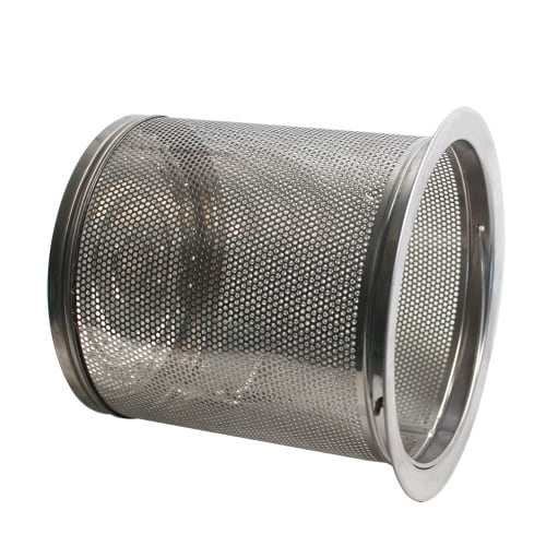 Talea Perforated Drain, 13.4cm Diameter X 12.7cm Height, Stainless Steel Drain Garbage Disposal, QS093C010