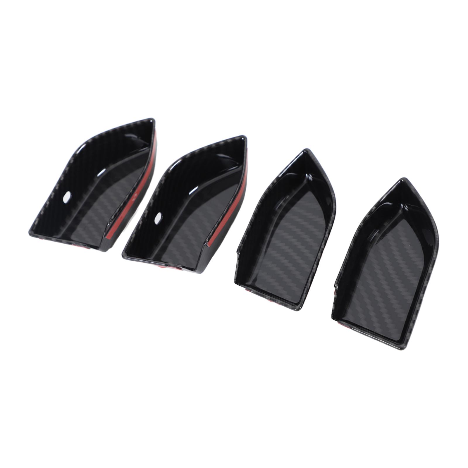 

For Land Rover Range Rover Evoque 2020-2025 ABS Carbon Fiber/Black Car Door Inner Door Bowl Decoration Sticker Car Accessories