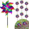 1/10X Bird Repellent Reflective Windmill Anti Bird Wind Spinner for Garden Orchard