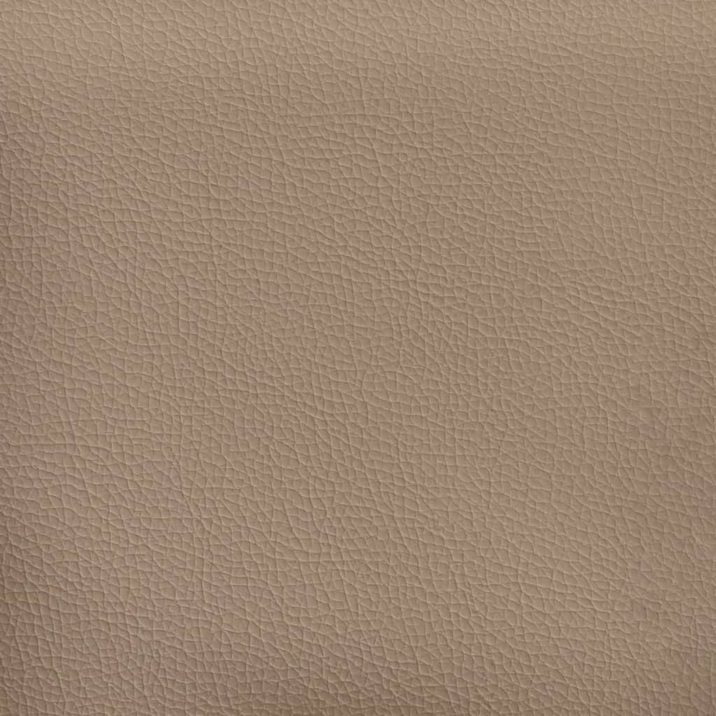 Vidaxl 3-Seater Sofa, Cappuccino, 180 Cm, Faux Leather