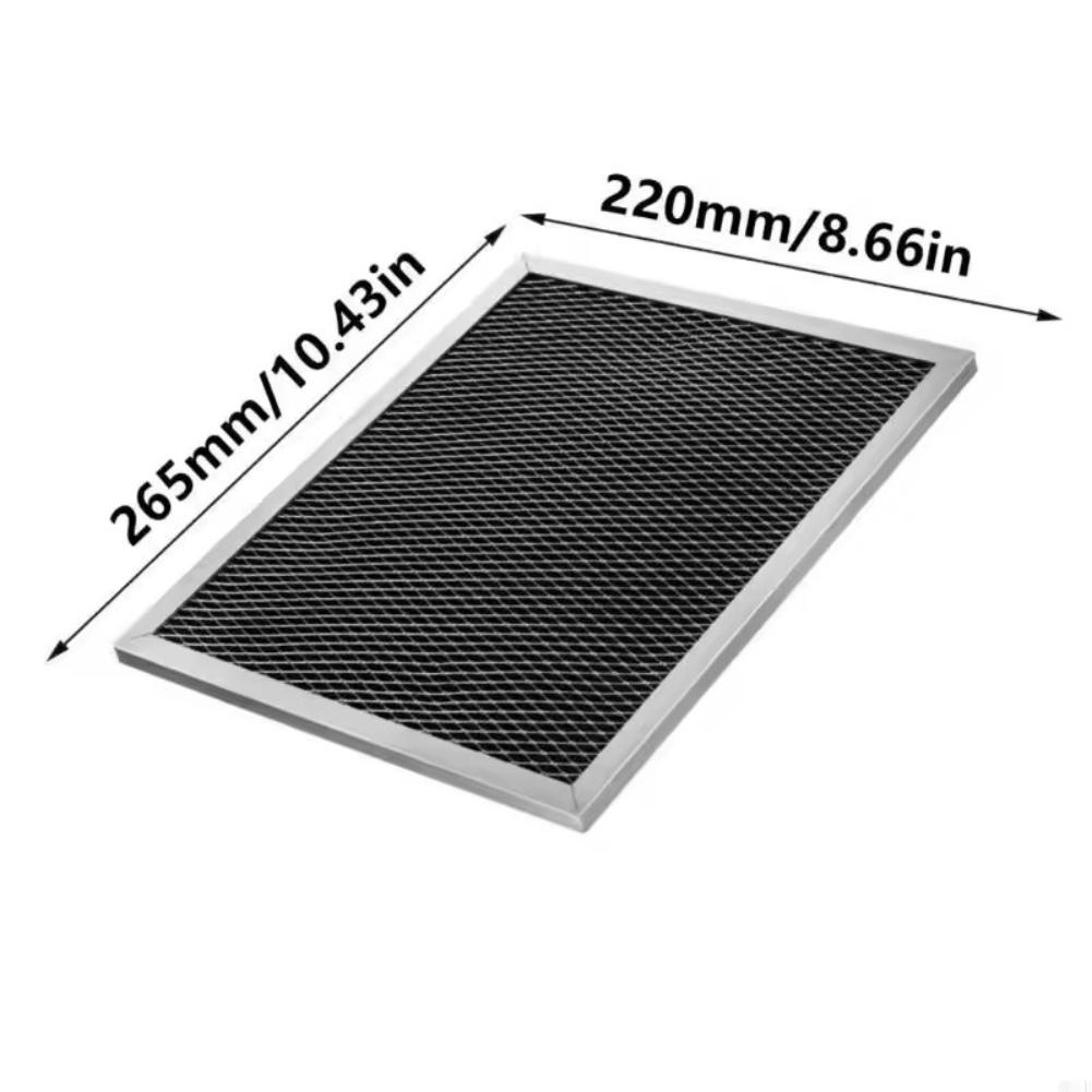 Extractor Hood Filters Set for Grease and Control in Kitchen Ventilation Featuring Materials and Multi Layer Design