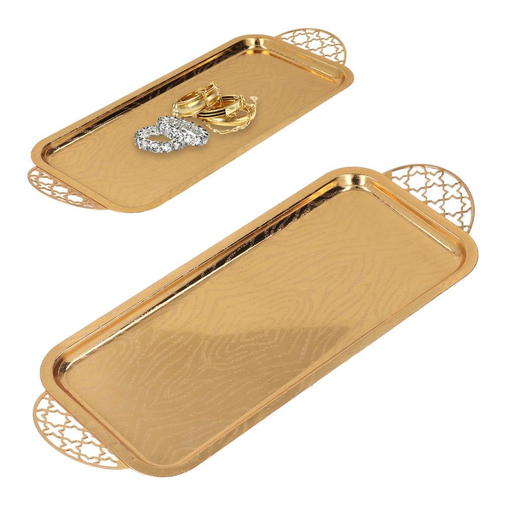 Stainless Steel Tea Cup Tray Rectangular Fruit Tray Serving Trays Serving Tray Home Decor