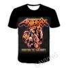 New Fashion Women/Men's 3D Print  Anthrax Rock   Casual T-shirts  Hip Hop Tshirts Harajuku Styles Tops Clothing    T01