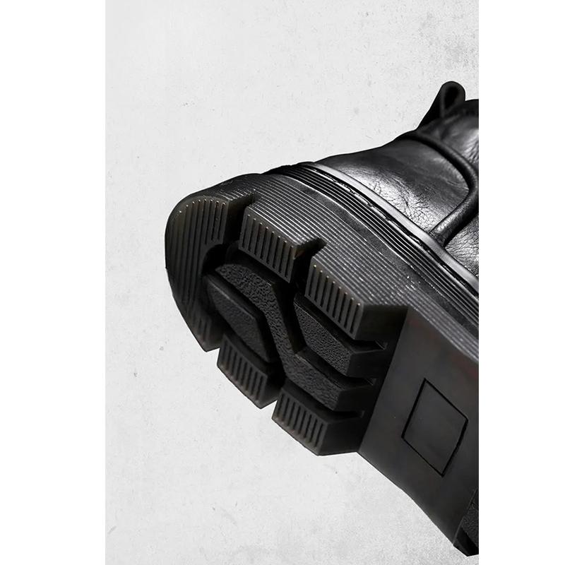 Mens Boots Durable Winter Boot Senior Comfortable Non Slip Cowboy Boots Man Casual Outdoor Sneakers