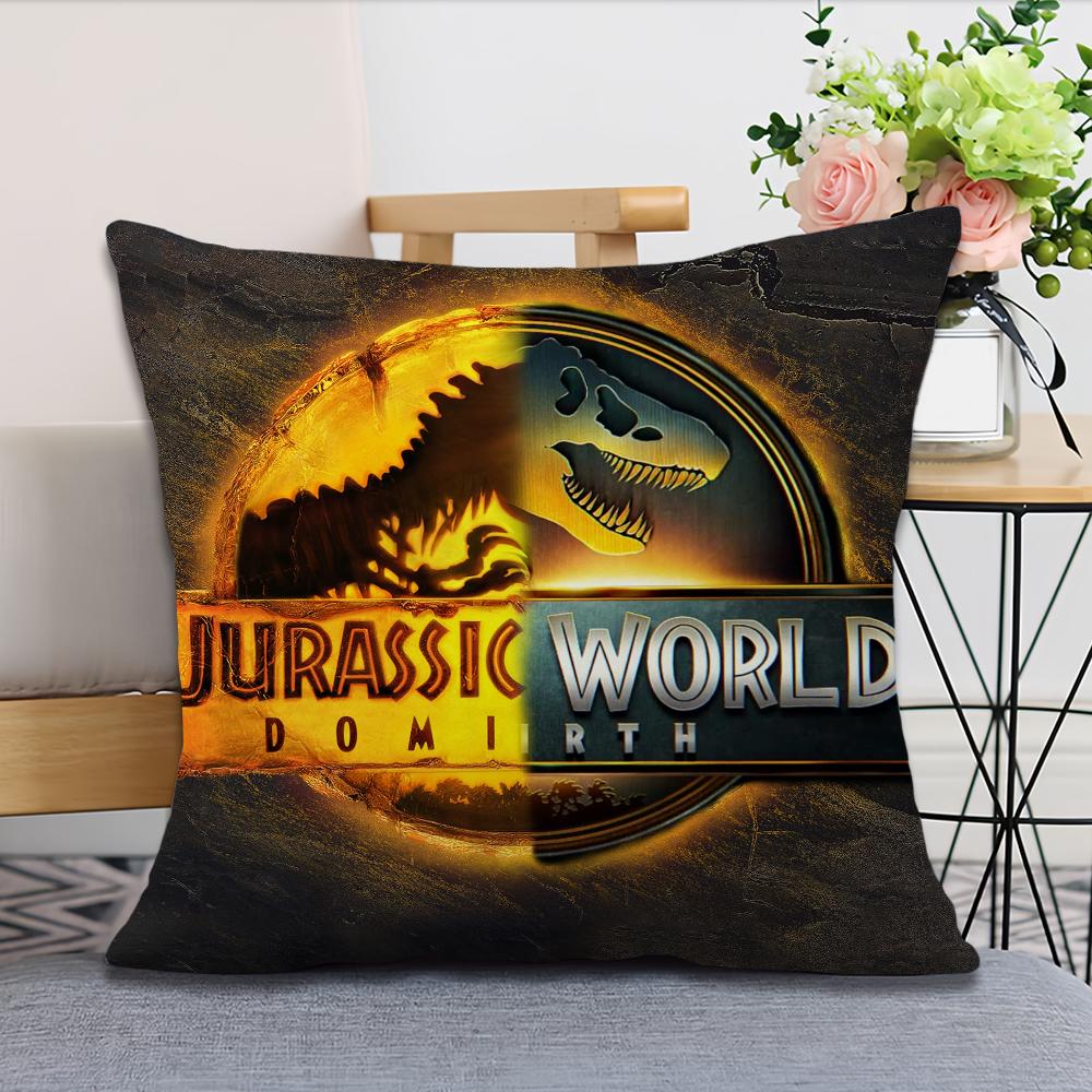 

JJurassic World RRebirth Movie cushion cover Pillow Case Square Cushion Room Bedroom Headboard Sofa Living Backrest Nap Time 30x30 cm