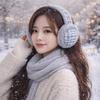Plush Foldable Ear Cover Windproof Winter Thicken Earflap Cold-Proof Winter Warm Earmuffs  Women