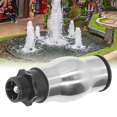 Fountain Sprayer G1 Male Thread Frothy Foam  Fountain Nozzle 304 Stainless Steel Water Spray Head for Garden Pond Lake