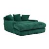 Modern Rope Sleeper Sofa Cloud Sofa, 3 Soft Pillows, Comfortable Single-seat Floor Sofa