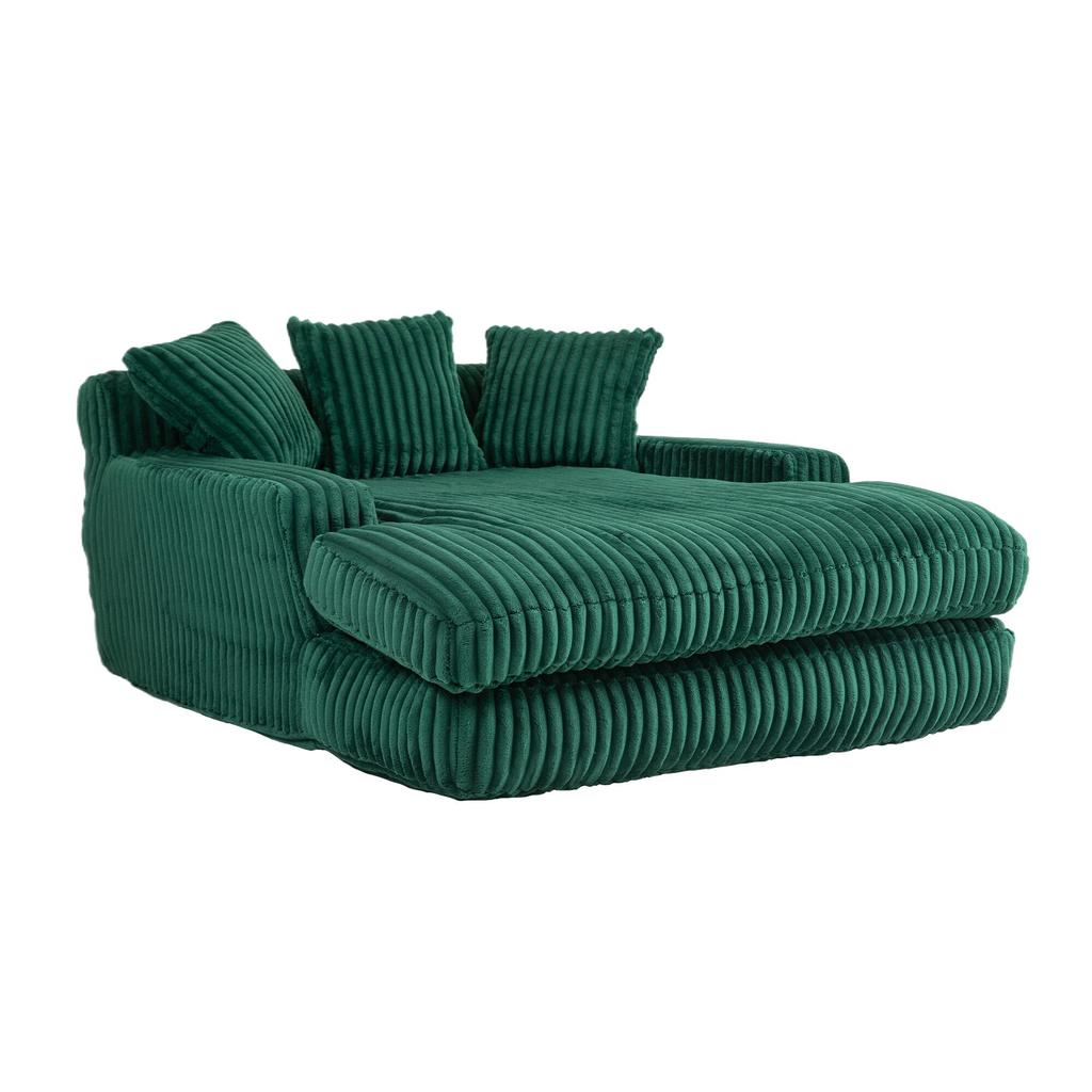 Modern Rope Sleeper Sofa Cloud Sofa, 3 Soft Pillows, Comfortable Single-seat Floor Sofa
