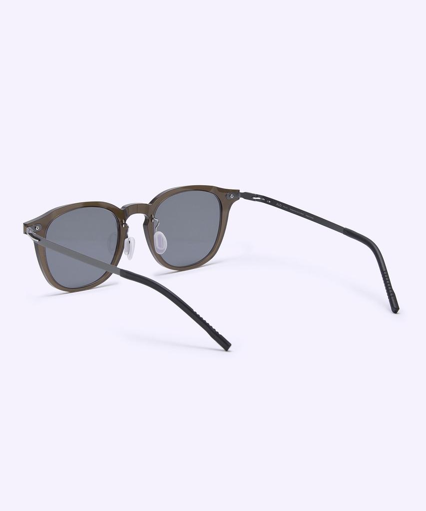 Alloaiweeo [The Air] Al3505 1310G Arnel Light Ultra-Light Sunglasses Khaki