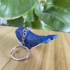 Cute Blue Whale Pendant Wood Carved Mini Hand Carved Colored Birthday Holiday Gift