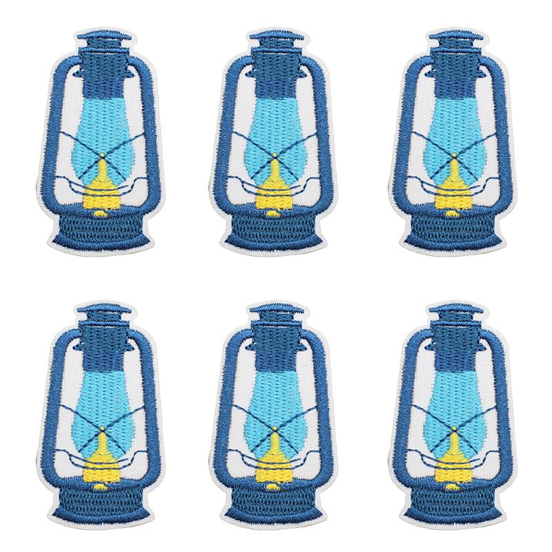 10pcs Luxury Cruise Ship Embroidery Patch Sea Trip Blue Whale Iron On Patches For Clothes Jackets Backpack Sew Stickers Badge 