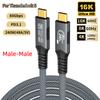 USB 4 for Thunderbolt 4 Cable 8K@60Hz 40Gbps Data Sync 240W Fast Charging USB C to USB C Thunderbolt Cable for MacBook Monitor