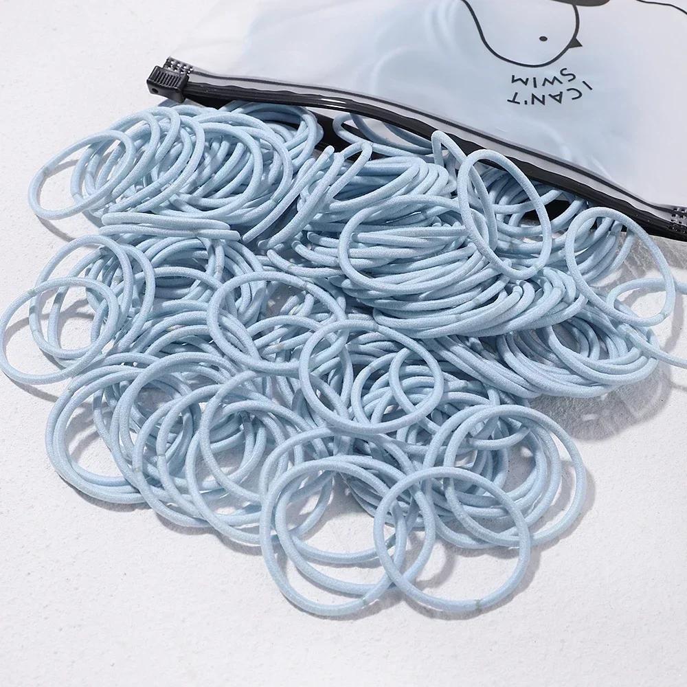 50 szt. Gumki do włosów Opaski Gumki do kucyka Sznurek Scrunchies Obręcz Colet Opaska do włosów dla Kobiety Mężczyzny Dziewczynki Cienkie Akcesorium do fryzury