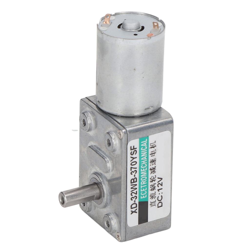 DC Převodový motor CW CCW Samosvorný Regulace otáček Mikro Turbína Šnekový převodový motor 12V