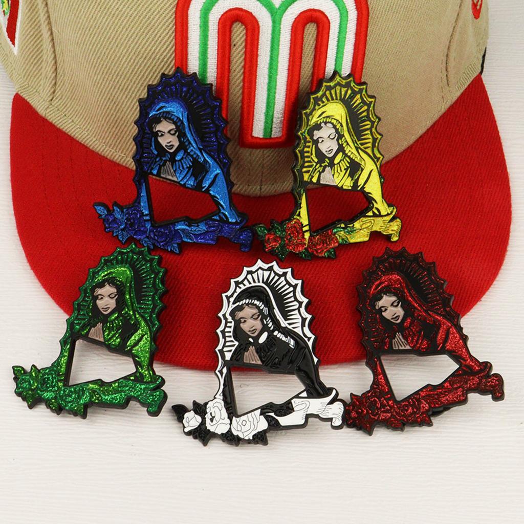 Zarter Hutschmuck-Pin Jungfrau Anstecknadeln Handgefertigter Schmuck Hemd Tasche Abzeichen Exquisite Hutdekoration für Frauen Männer