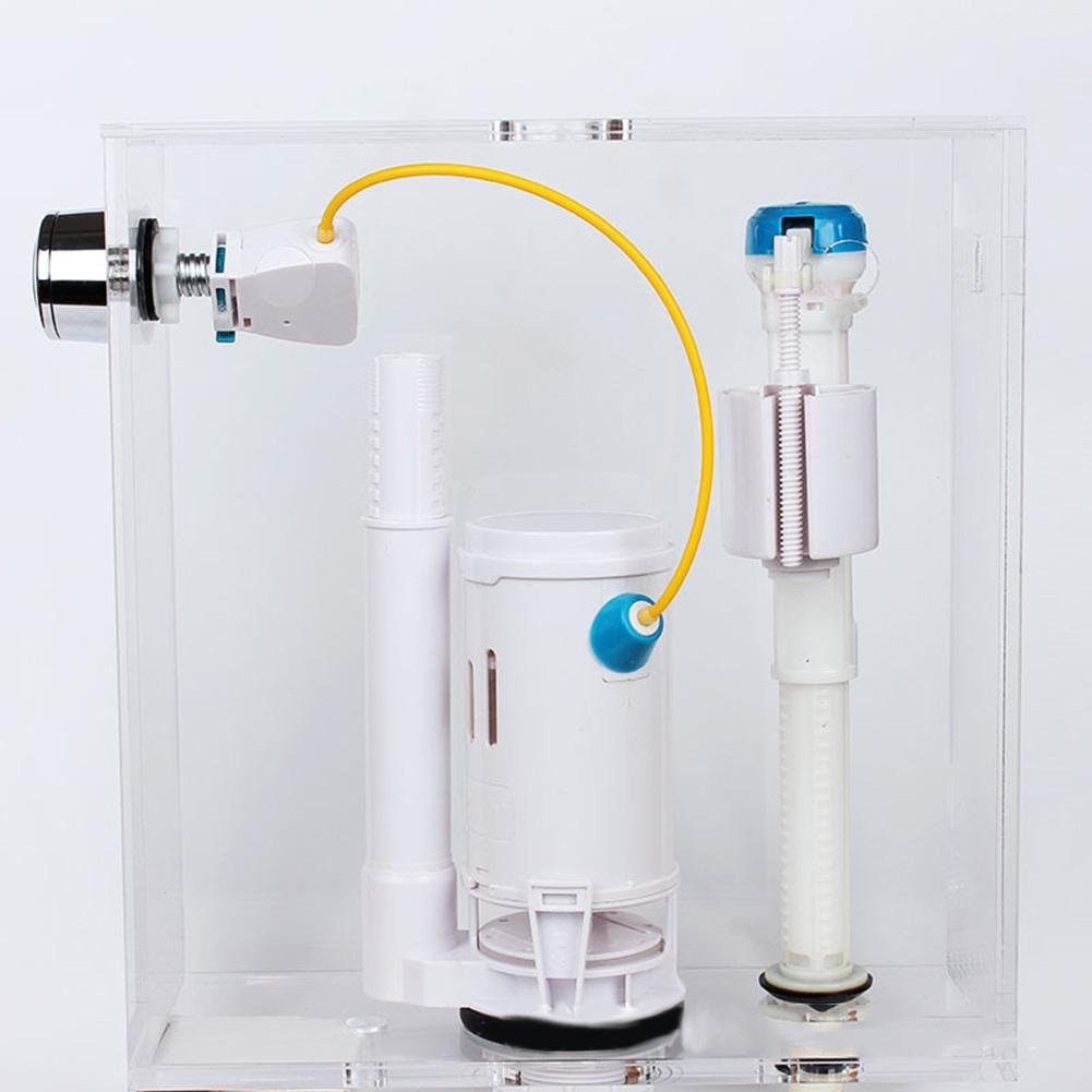 Brand New None Dual Flush Valve Toilet Cistern White 1.5\" And 2\" 1pcs Adjustable Cistern Outlet Dual Flush Valve